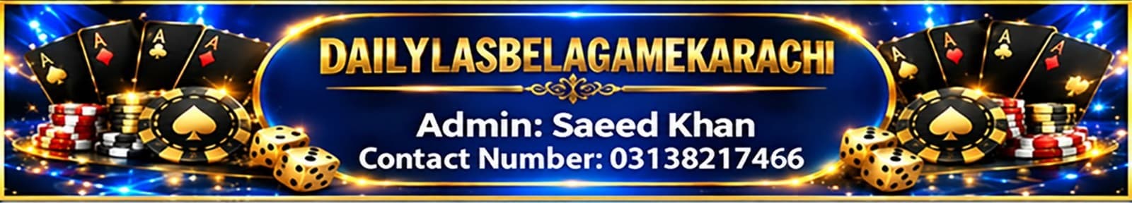 Daily Ak Lasbela Game Of Karachi - Admin Admin Saeed Khan